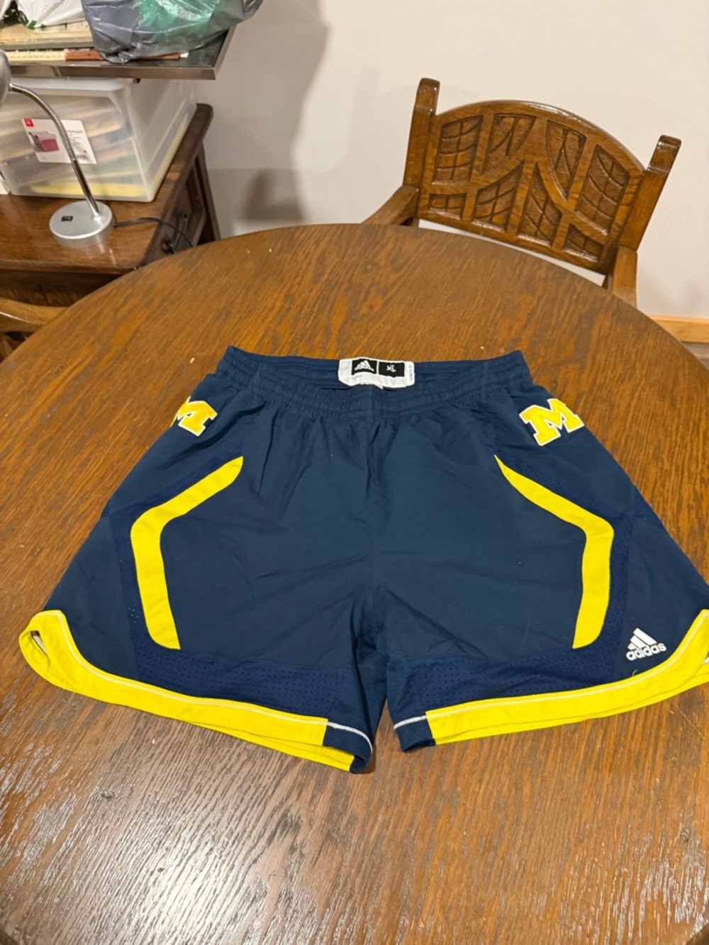 Adidas Michigan player issued shorts